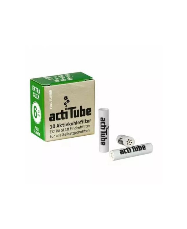 ActiTube EXTRA SLIM active carbon filters 6.9mm 10 pcs.