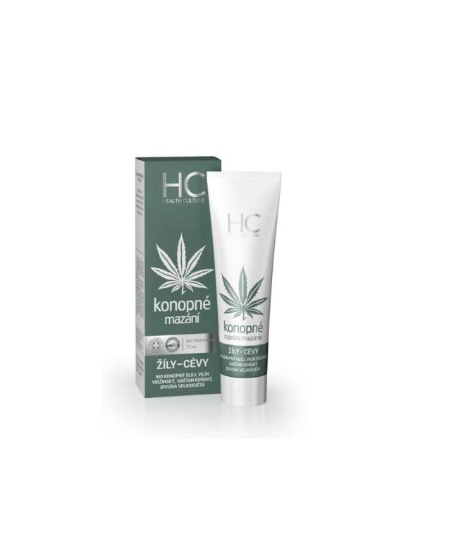 Hemp cream for swelling and leg pain - konopne mazani 75 ml