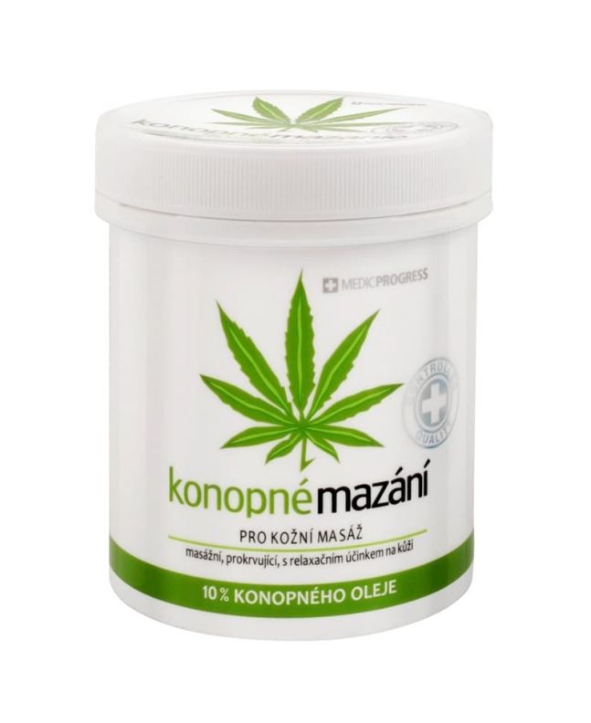 Medicprogress Hemp ointment with a slight cooling effect - konopne mazani 250ml