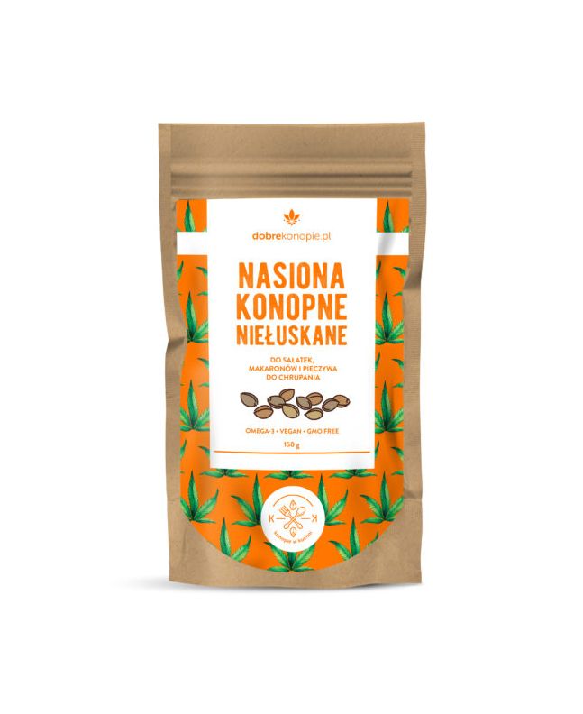 Hemp seeds unshelled 150g
