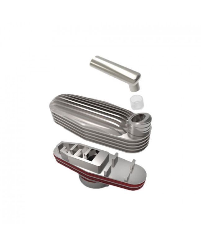 Metal cover with a mouthpiece V2 - Mighty