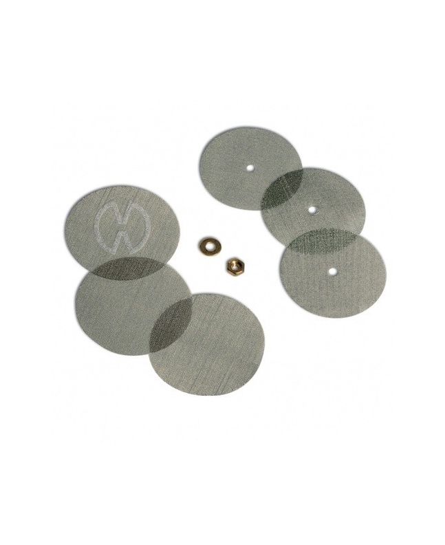 Volcano Solid Valve - a set of smaller mesh strainers