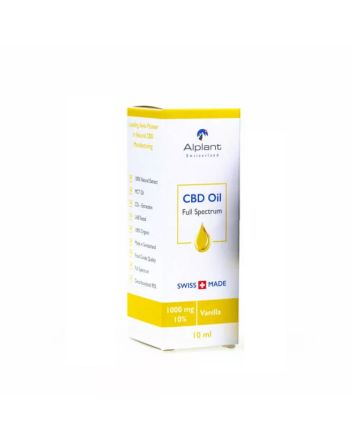Full Spectrum CBD Hemp Oil 10% Alplant 10ml Vanilla