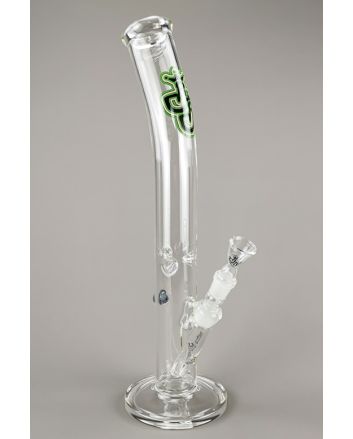 Glass bong Green Line H 18cm C 14.5mm