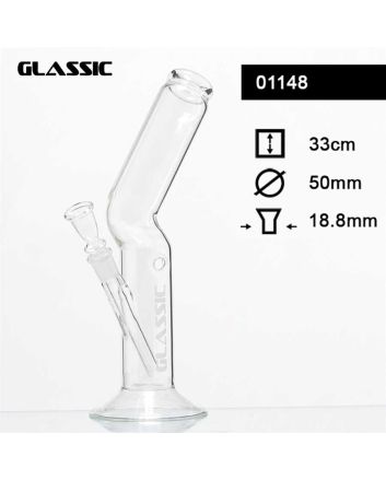Glassic H 33 cm bong, cut 18.8 mm 50 mm