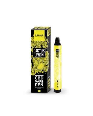 Euphoria CBD Disposable Vape Pen - Cactus Lemon, 2 ml