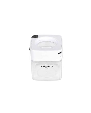 Smokus Focus Comet Jar WHITE - Storage LED with a magnifying glass