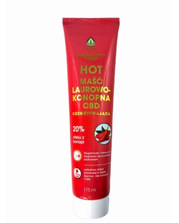 Laurocann Forte HOT 175 ml – warming laurel-hemp ointment with CBD