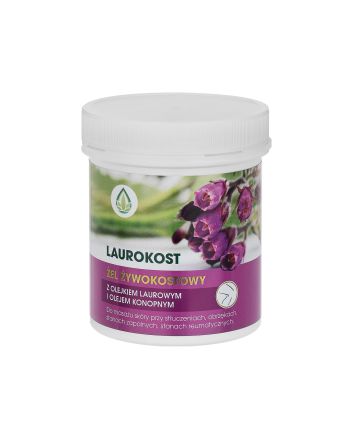 Laurokost comfrey gel with bay oil and hemp oil 250 ml