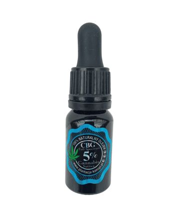 Hemp oil 5% CBG Cannabigerol full spectrum - 10 ml