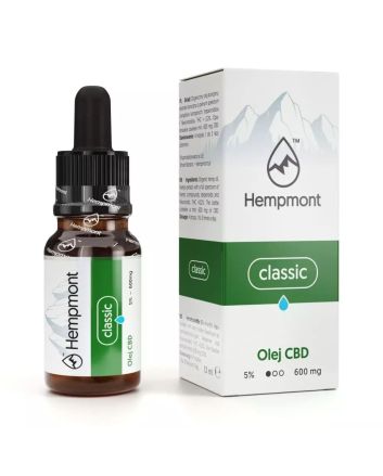 CBD Hemp Oil 5% 600mg, Hempmont Classic – 12ml