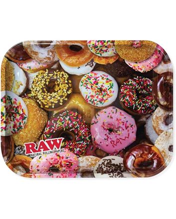 Raw Doughnuts joint rolling tray large 34 x 28 cm