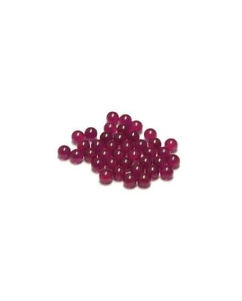 Ruby Beads 3 mm - balls 50 pieces