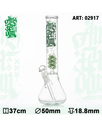 Glass bong Amsterdam H 37 cm C 18,8 mm Φ 50 mm
