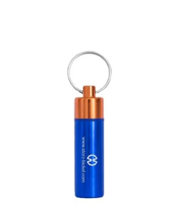 Capsule Caddy container for dry herbs capsules, keyring - Crafty Mighty