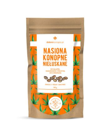 Hemp seeds unshelled 150g