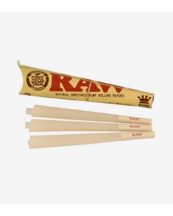 Cones RAW Classic Kingsize, ready-made joints - 3 pieces