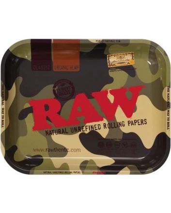 Raw Camo joint rolling tray large 34 x 28 cm