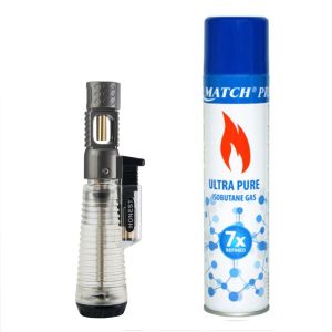  Lighter gas burner Honest YD-1 + GAS Silver Match