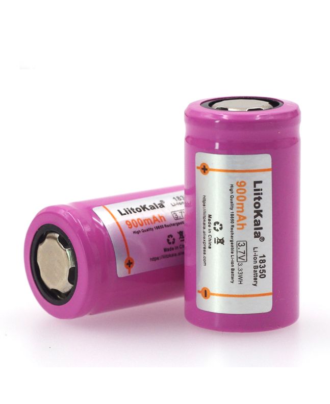 Litokala ICR 18350 900mAh battery