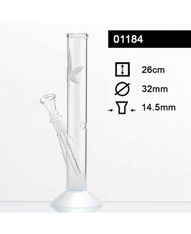 Glass Bong Ganja H 26 cm, 14,5 mm
