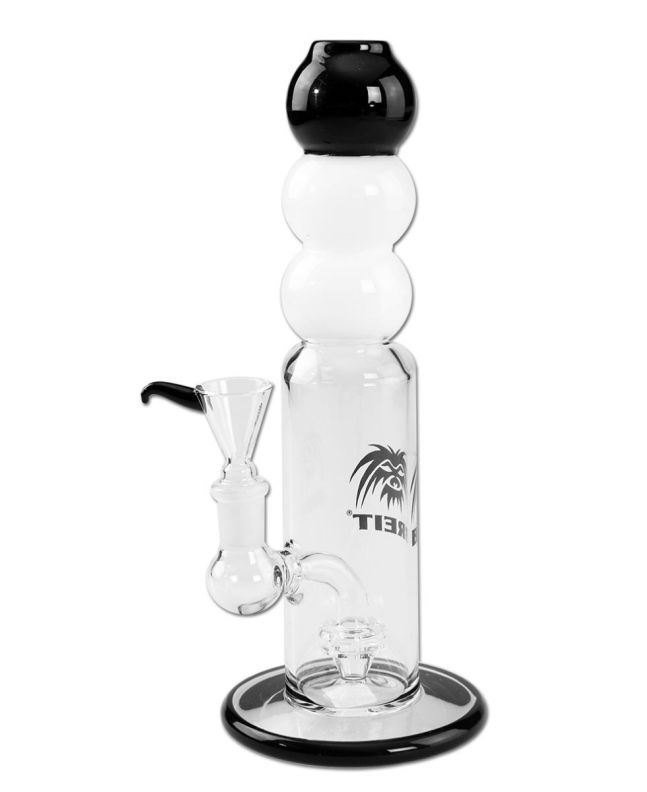 Glass bong Black H 25 cm, 14,5 mm