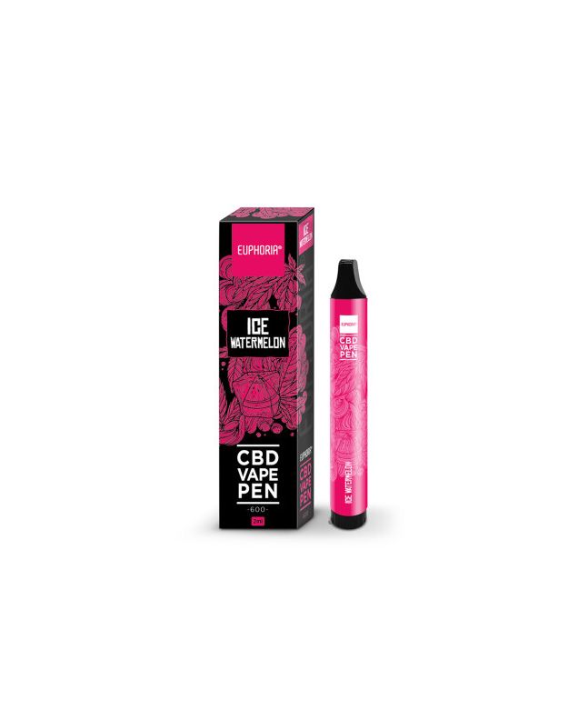 Euphoria CBD Disposable Vape Pen - Ice Watermelon, 2 ml