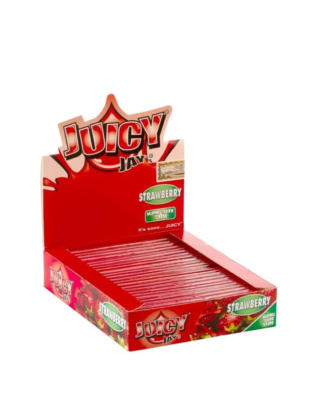 Juicy Jay's Strawberry Flavored Rolling Papers - 32x pieces