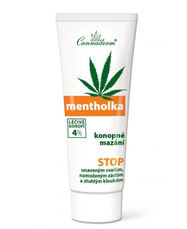 Mentholka Cannaderm cooling gel for muscle and joint pain - 200 ml