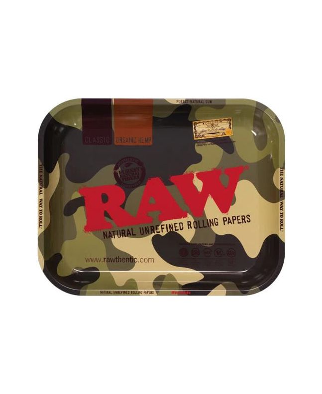 Raw Camo joint rolling tray large 34 x 28 cm