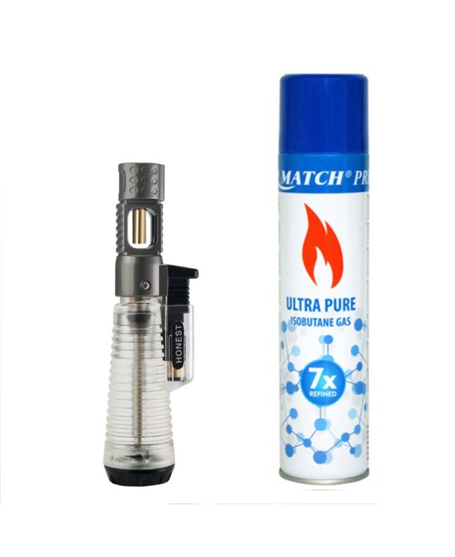  Lighter gas burner Honest YD-1 + GAS Silver Match