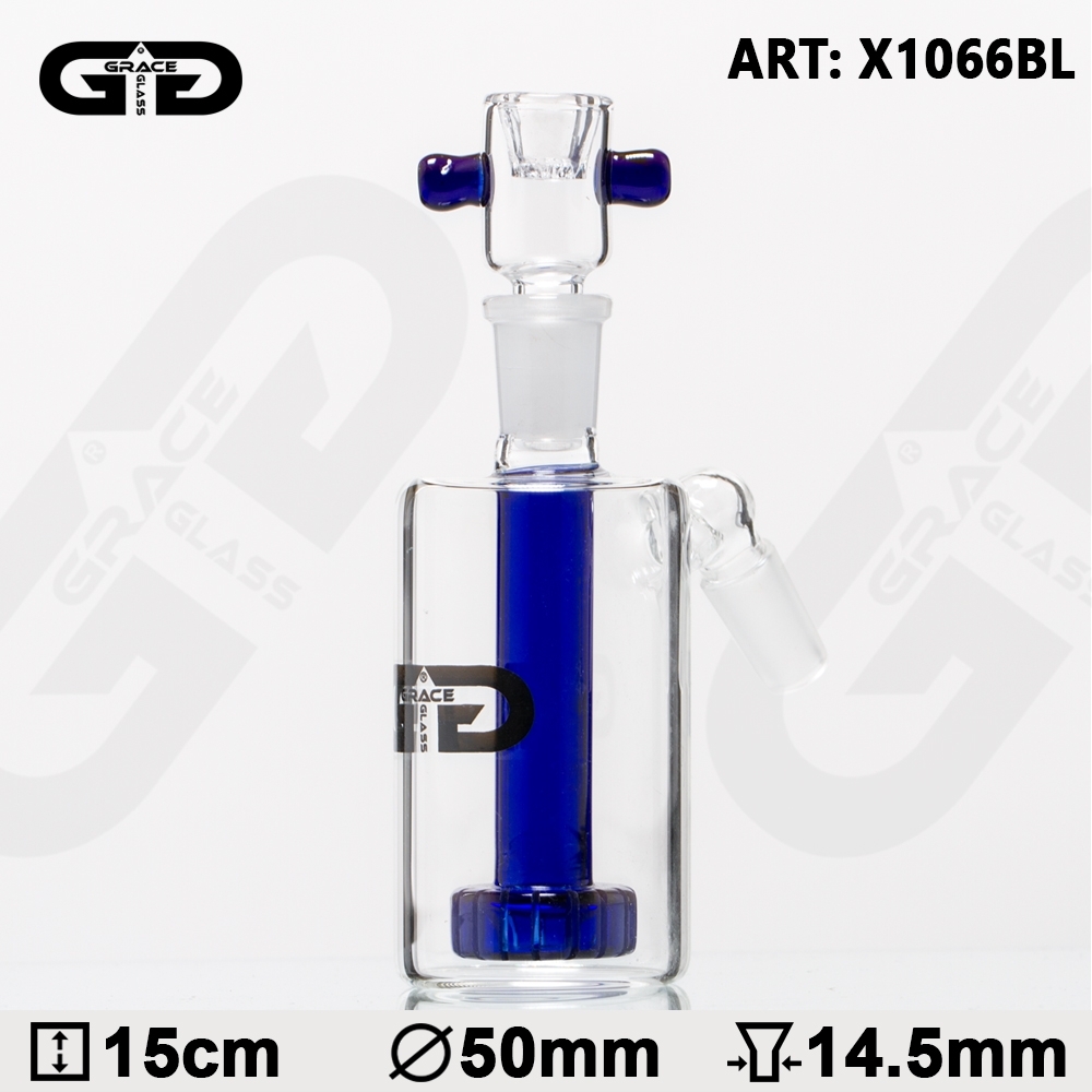 Percolator, additional filtration H 15 cm C 14,5 mm Grace Glass Blue